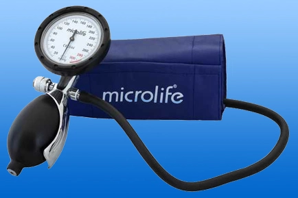 Vrnyomsmr hagyomnyos, fonendoszkppal hallgatzs MICROLIFE